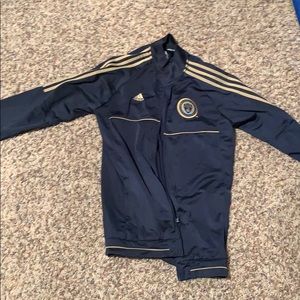 Adidas union zip up